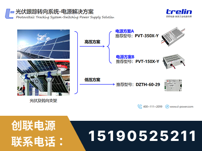 中卫-光伏跟踪转向系统-电源解决方案
